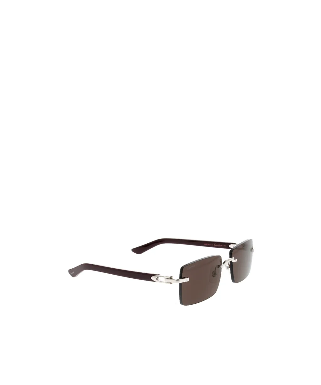 Frameless Rectangular Sunglasses