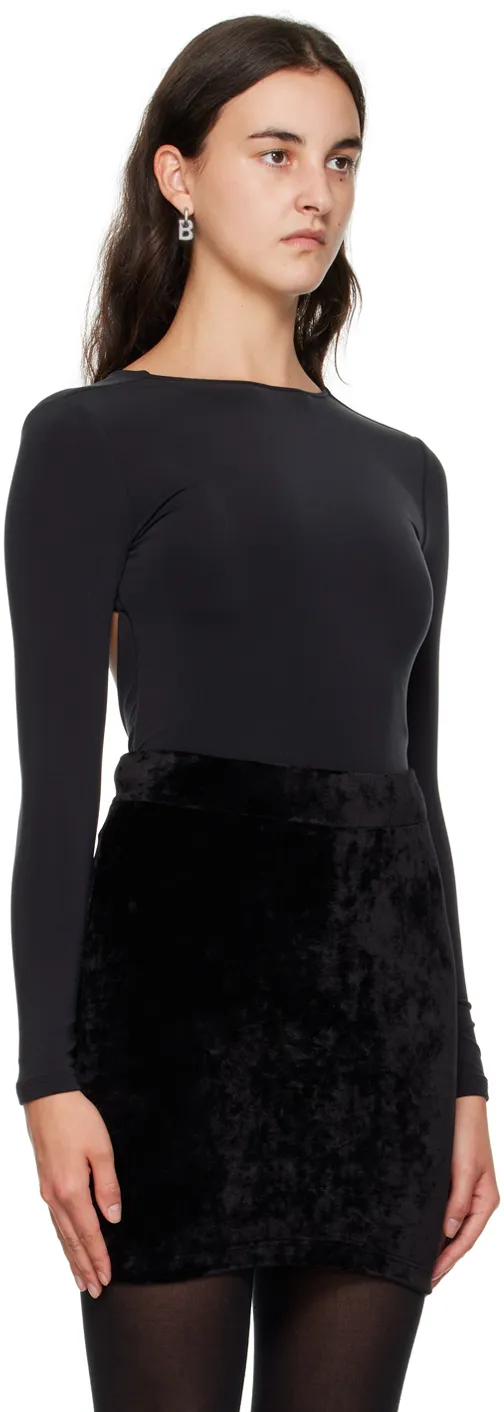 Knot-Detail Long-Sleeved Top