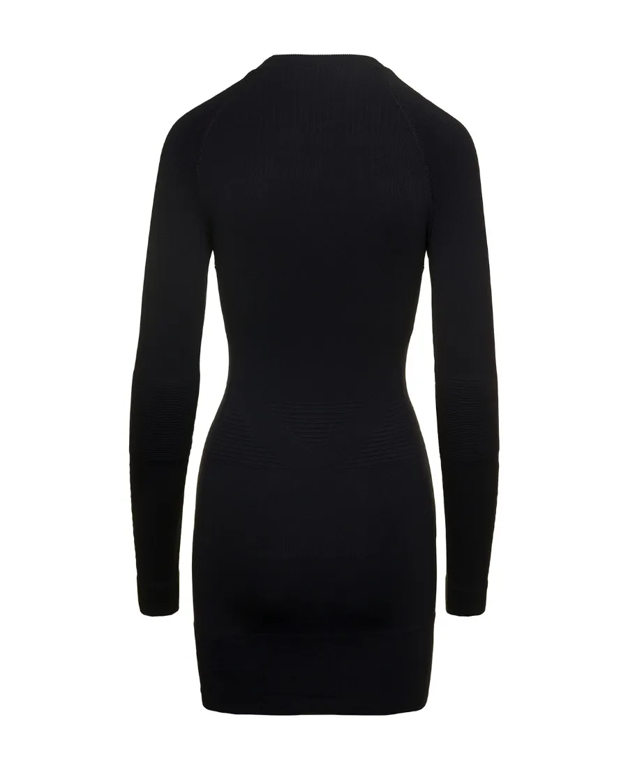 Logo Motif Printed Energy Accumulator Dress