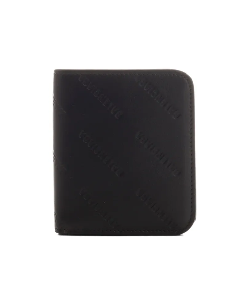 Logo Embossed Cash Flap Cardholder