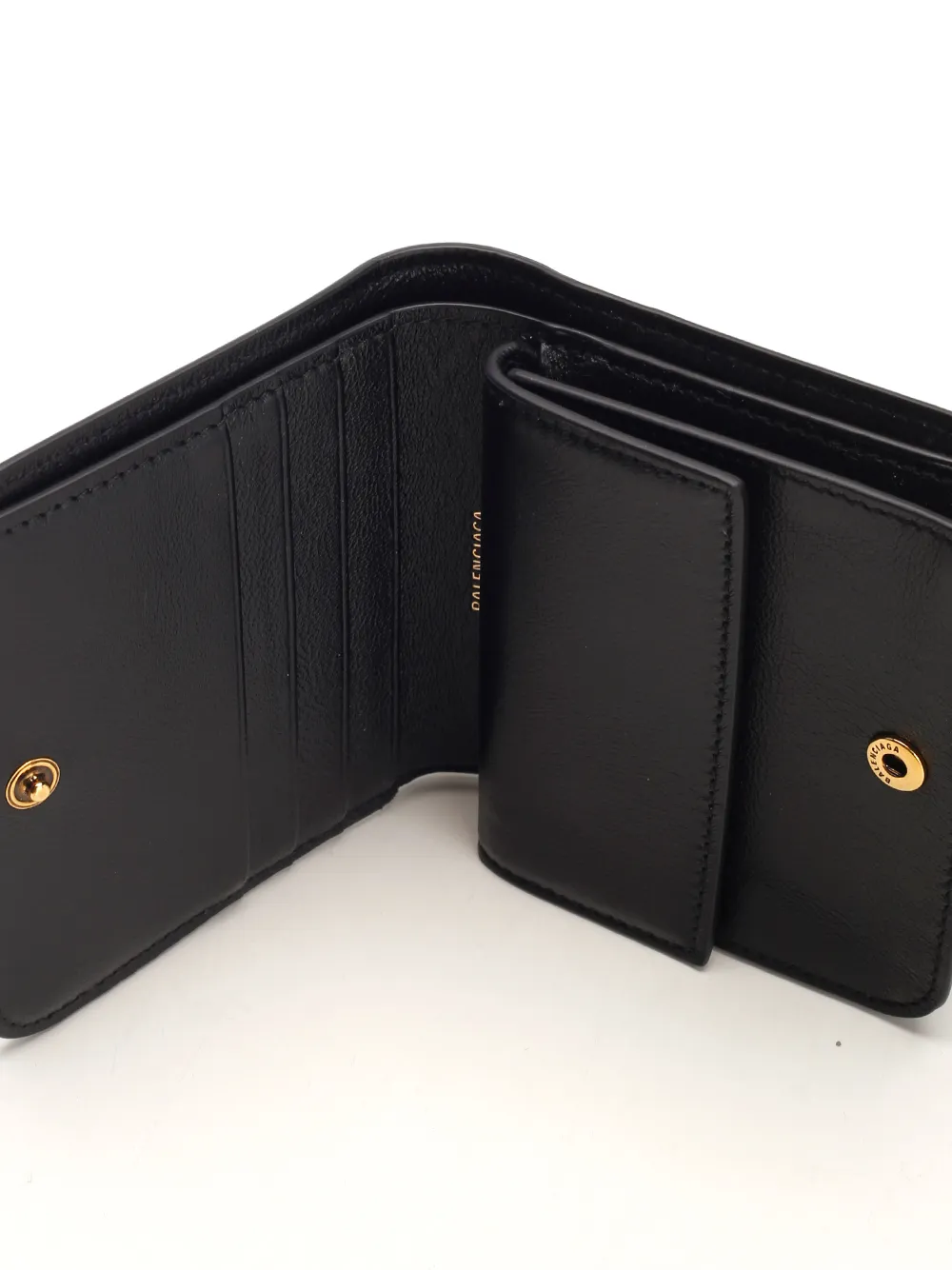 Logo Embossed Cash Flap Cardholder
