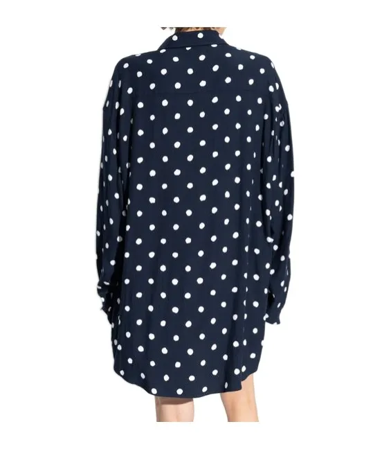 Polka Dot Long-Sleeved Shirt