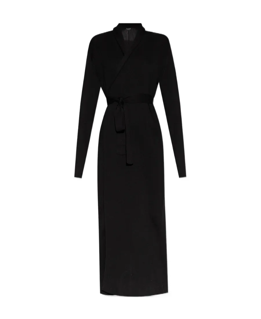 Long-Sleeved Wrap Dress