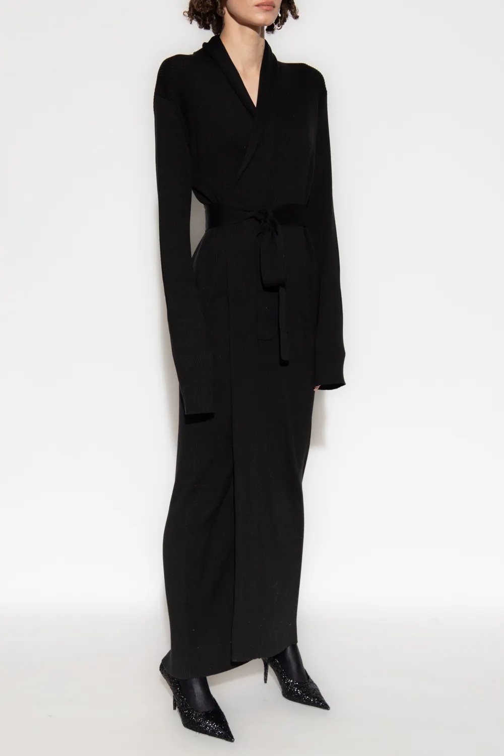 Long-Sleeved Wrap Dress