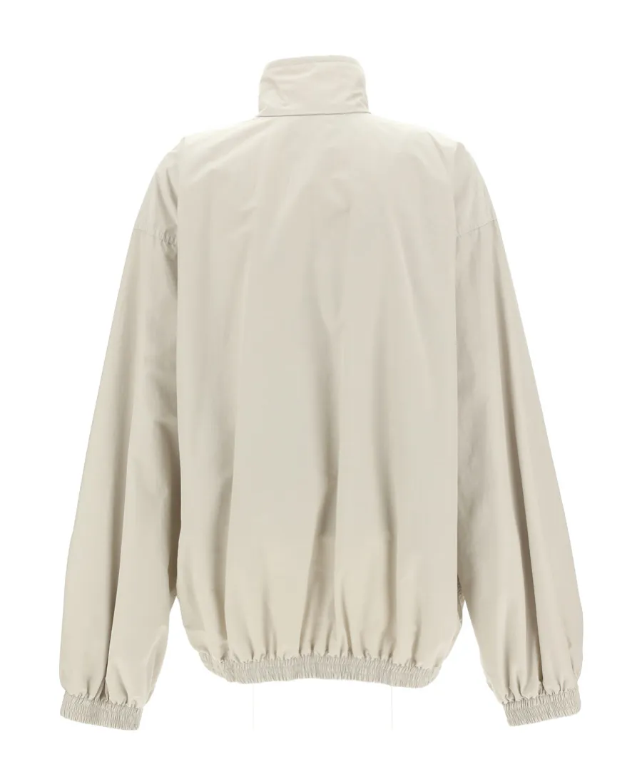 Logo-Embroidered Zip-Up Jacket