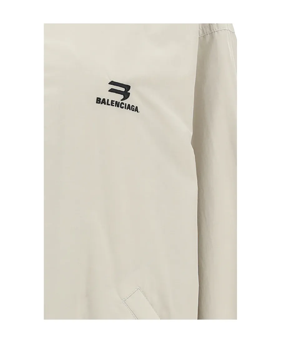 Logo-Embroidered Zip-Up Jacket