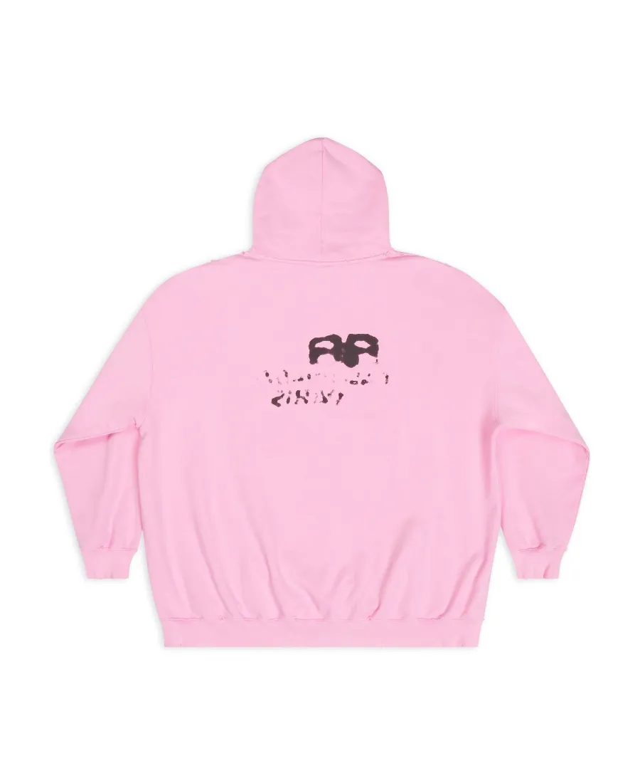 Graffiti-Print Cotton Hoodie