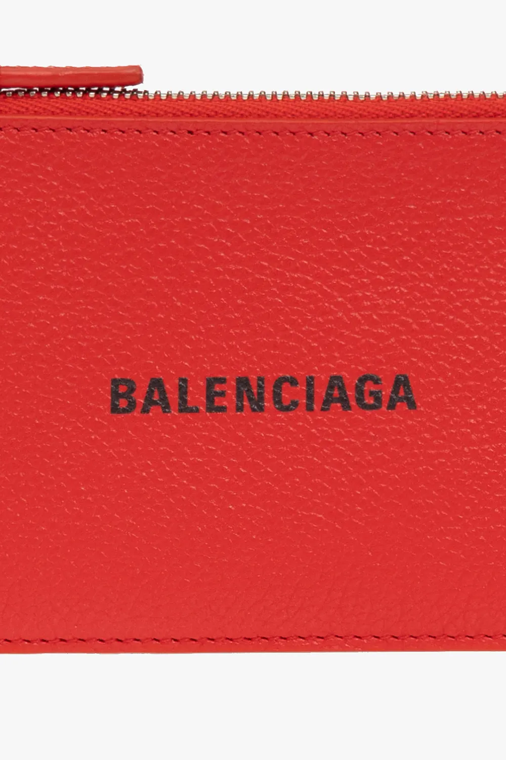 Logo-Print Leather Wallet