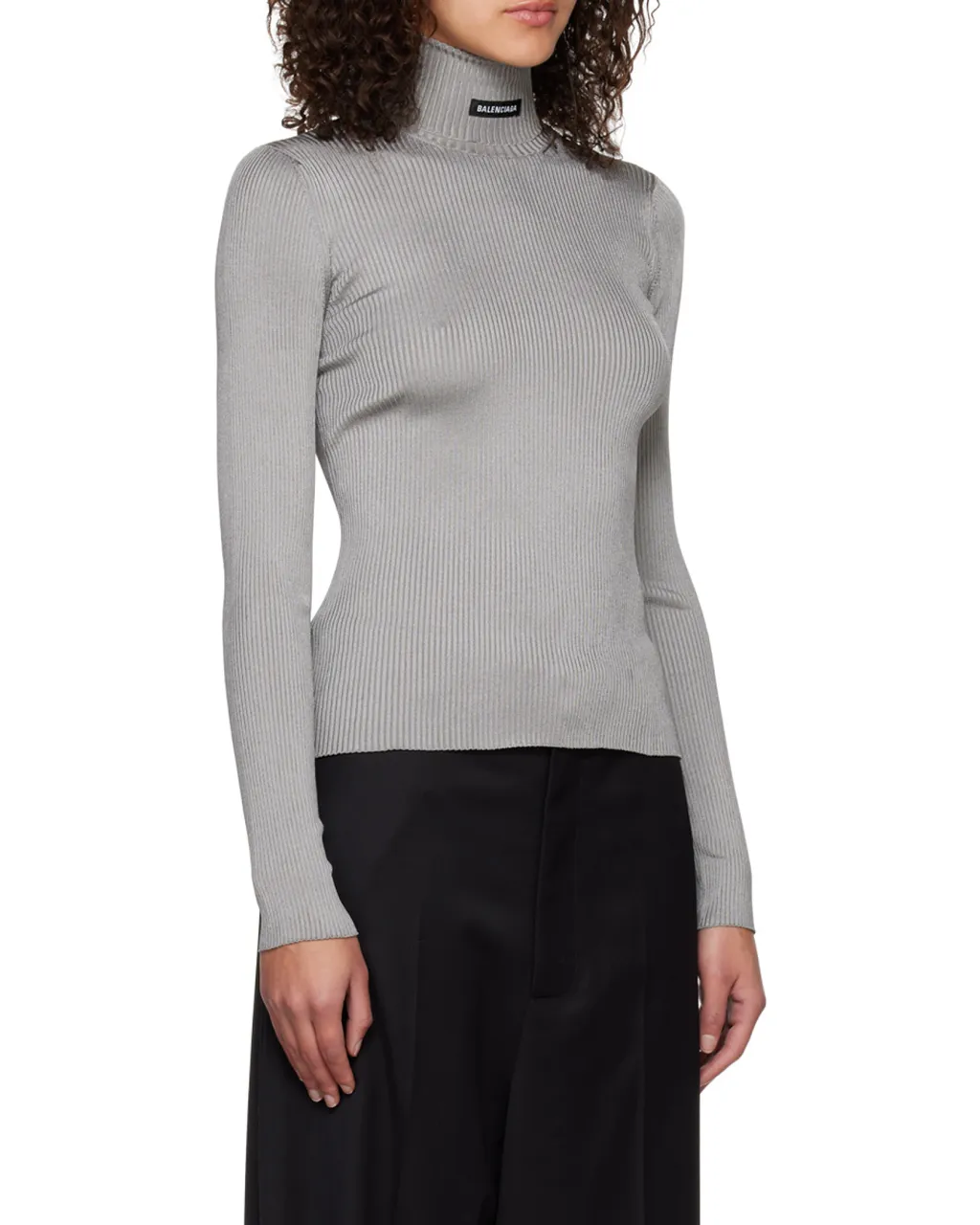 Logo Ribbed Knit Jumper