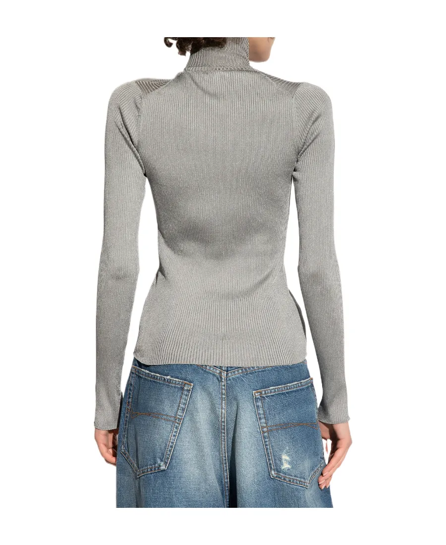 Logo Ribbed Knit Jumper