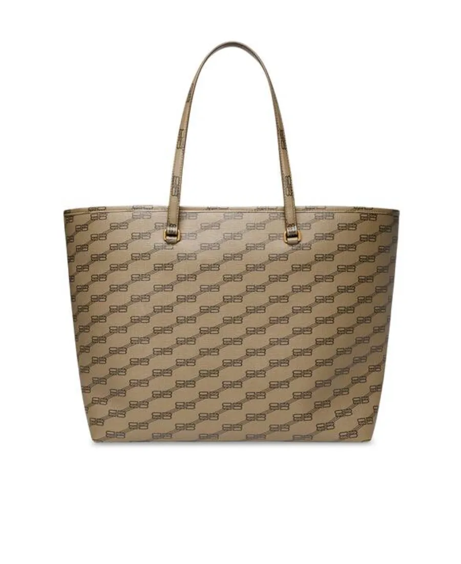 Shopper Signature Large East-West Bag Bb Monogram In Beige