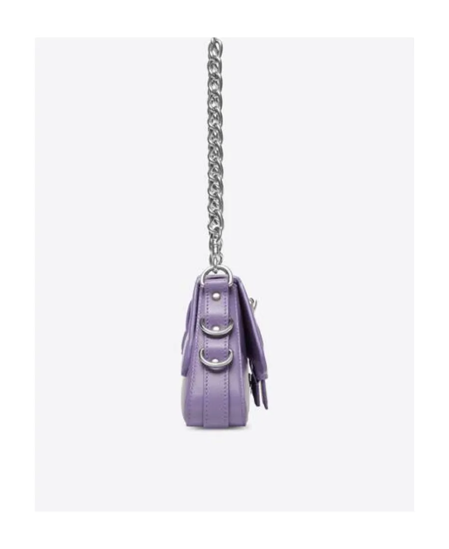 Lindsay Chain-Link Small Shoulder Bag