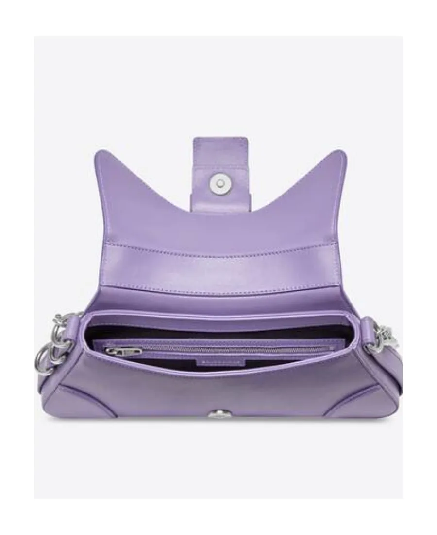 Lindsay Chain-Link Small Shoulder Bag