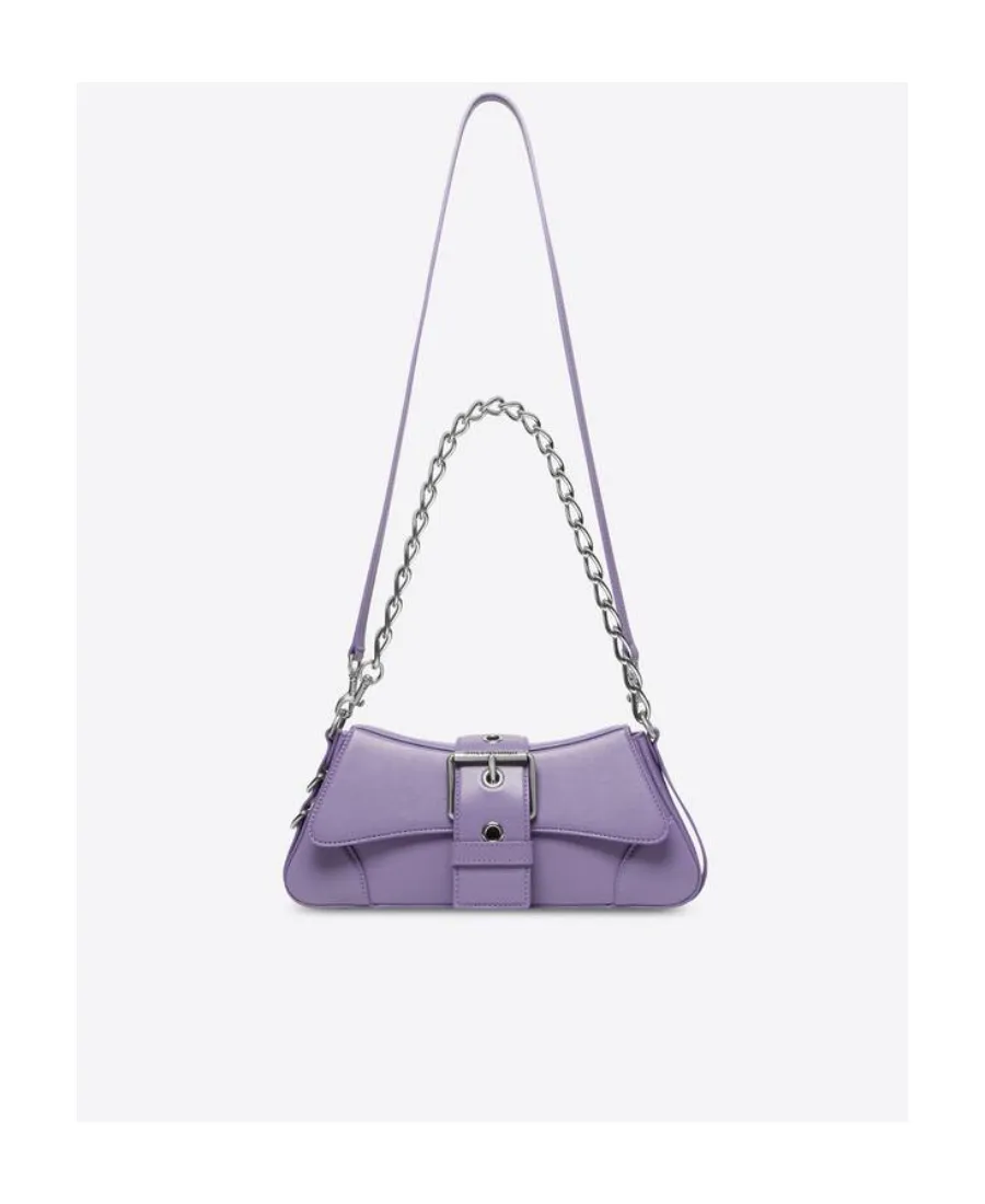 Lindsay Chain-Link Small Shoulder Bag