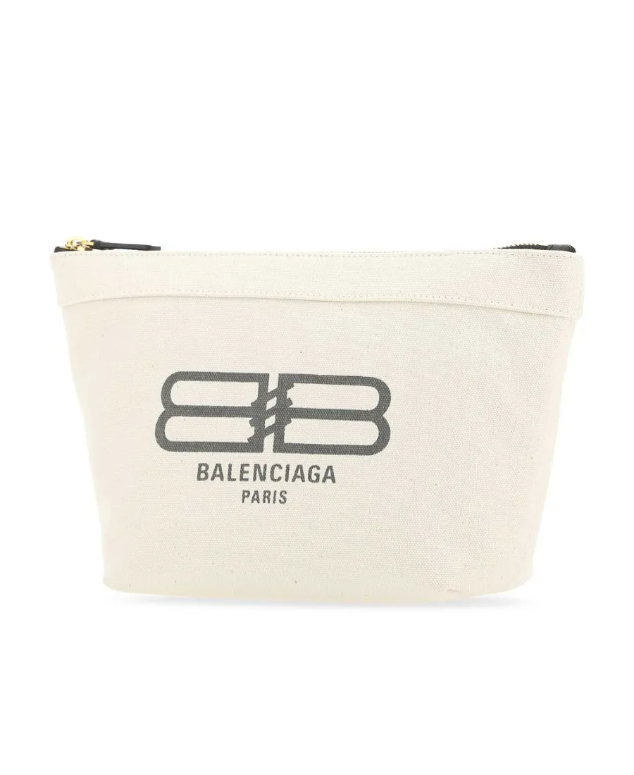 Logo Zipper Handbag