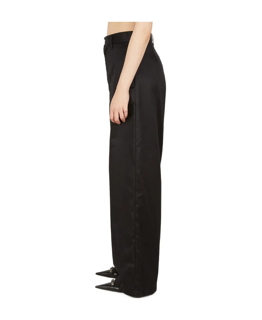 Drop-Crotch Wide-Leg Trousers