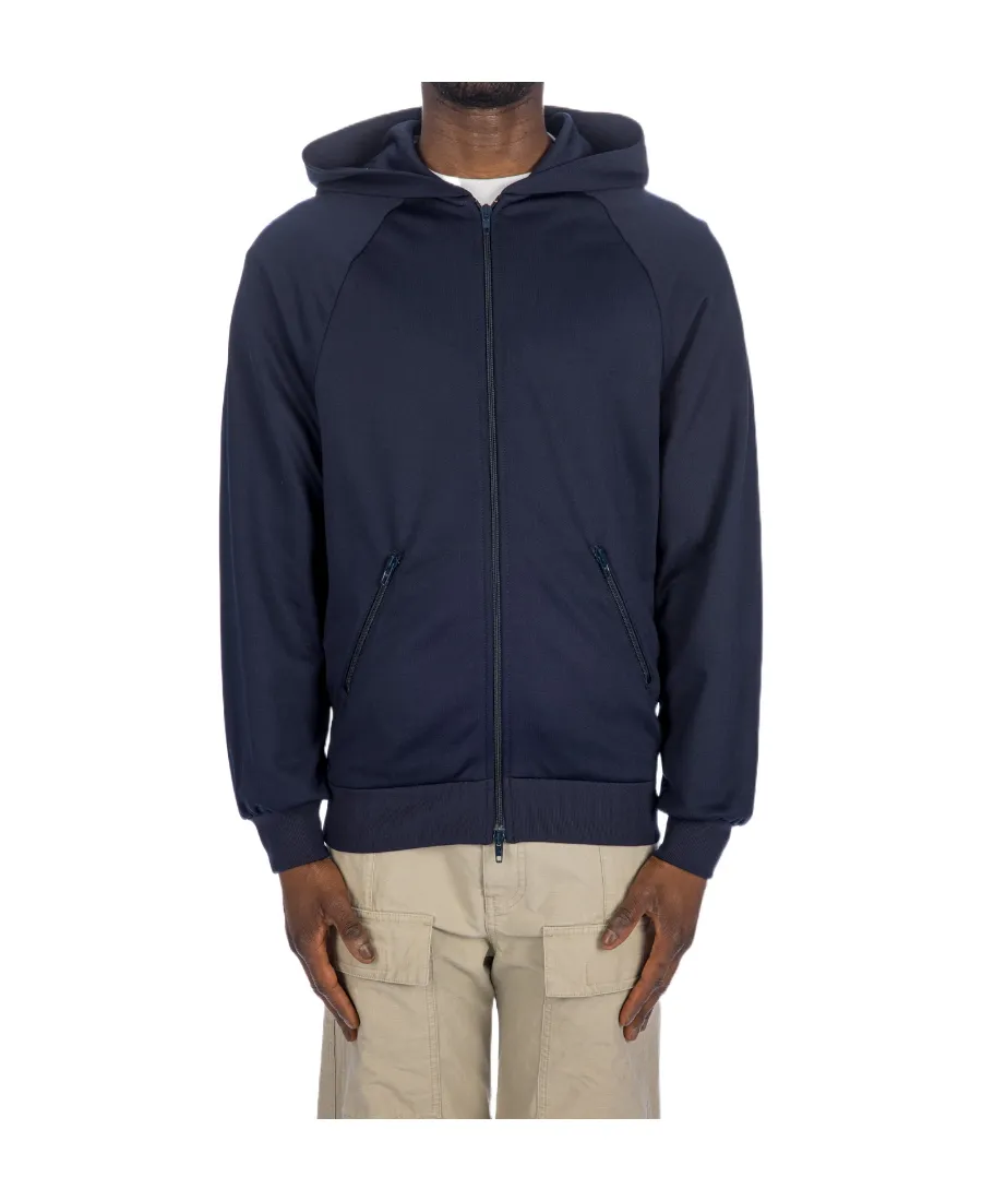 Long Printed Straight Hem Hoodie