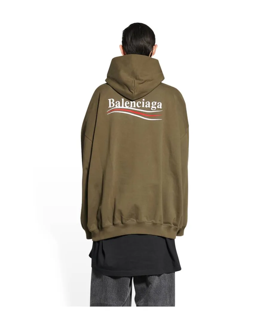 Logo Embroidered Oversized Hoodie