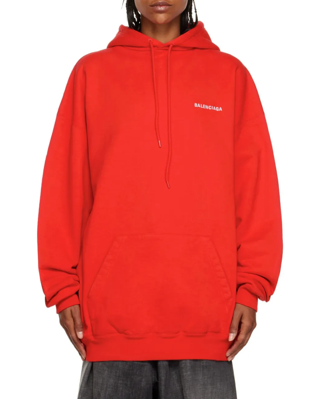Logo Print Medium Fit Hoodie
