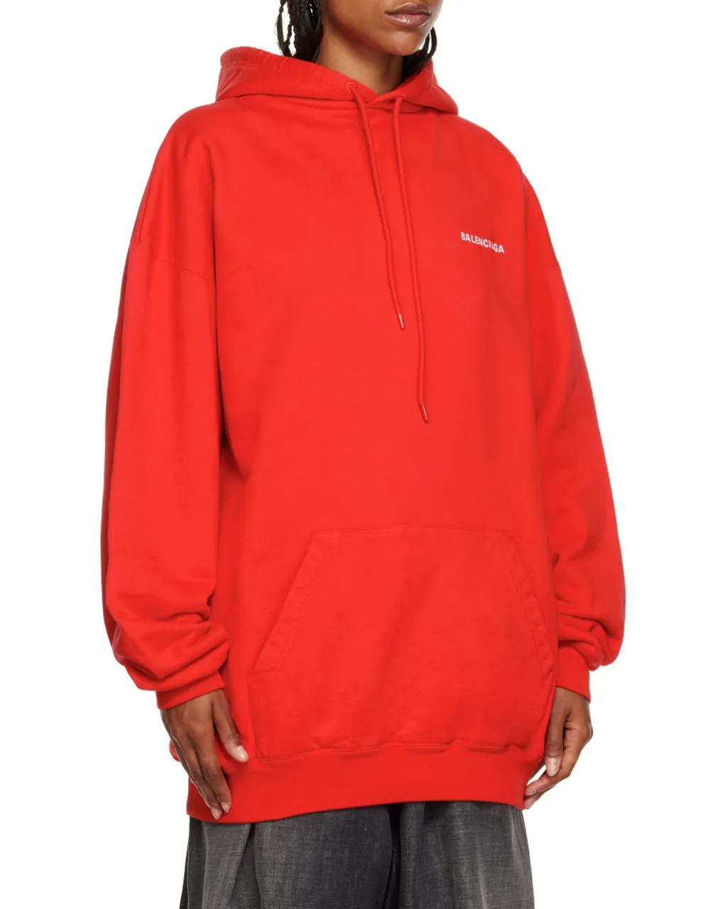 Logo Print Medium Fit Hoodie