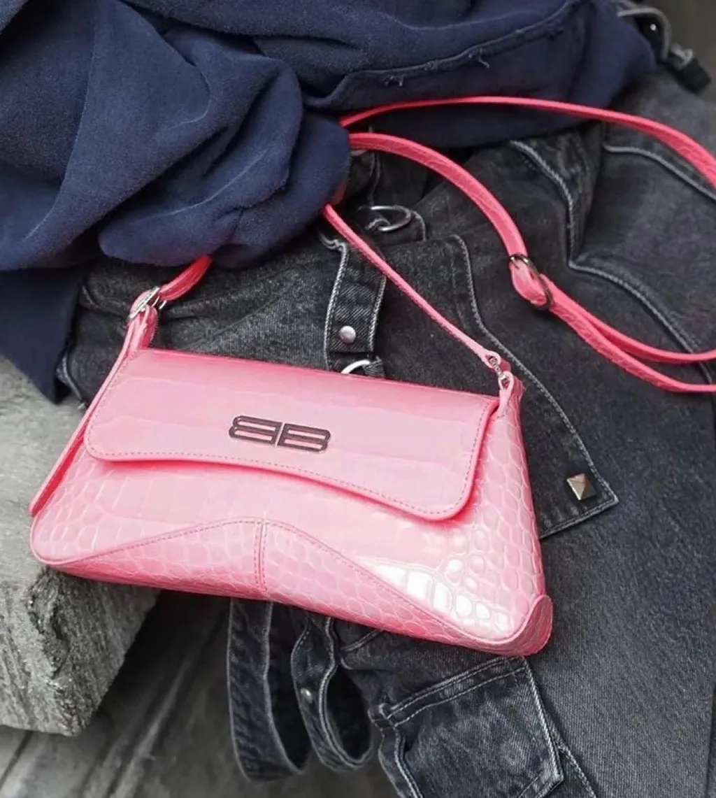 Xx Small Embossed Flap Bag