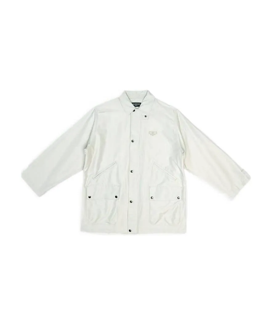 Raglan-Sleeve Parka Coat