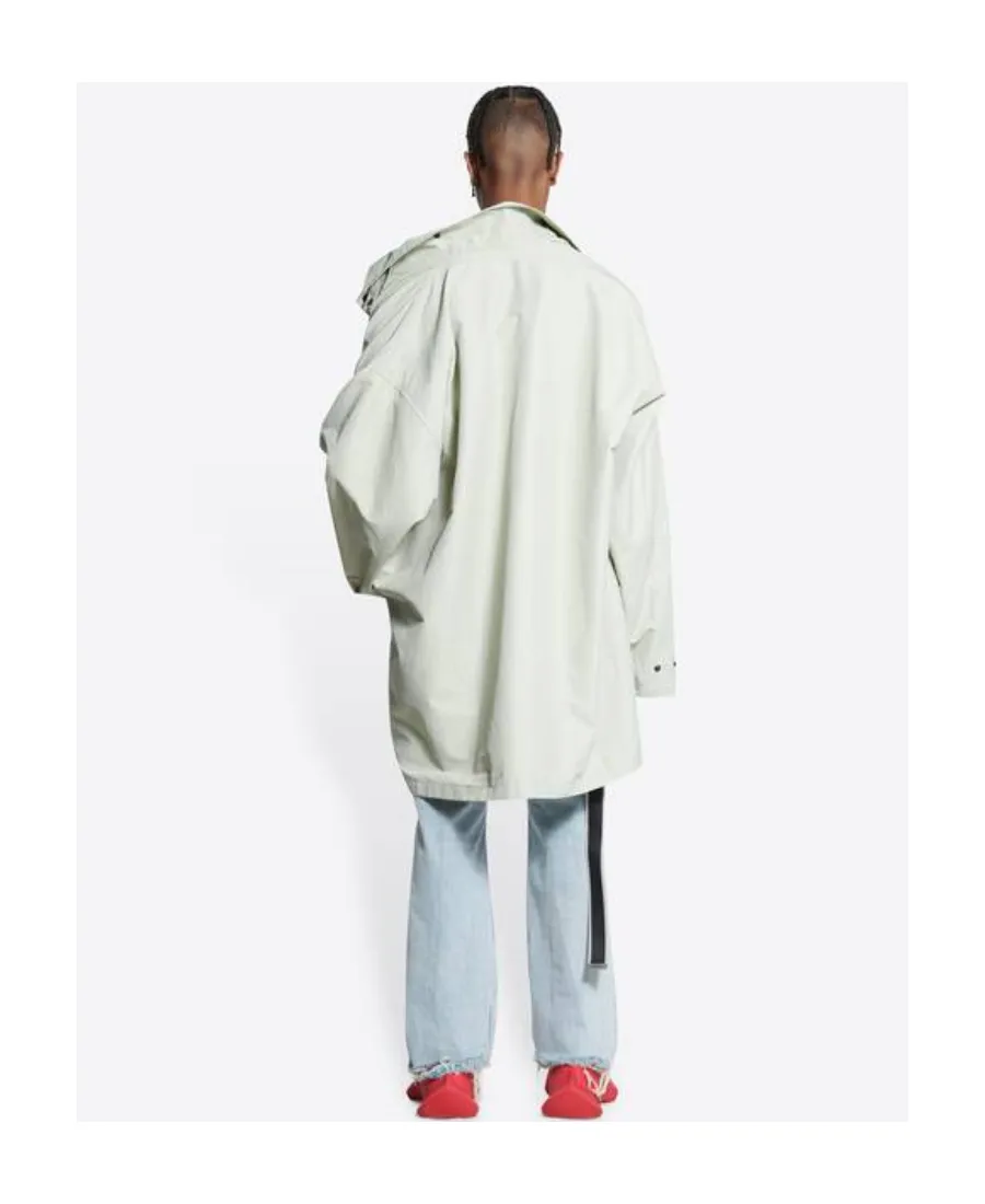 Raglan-Sleeve Parka Coat