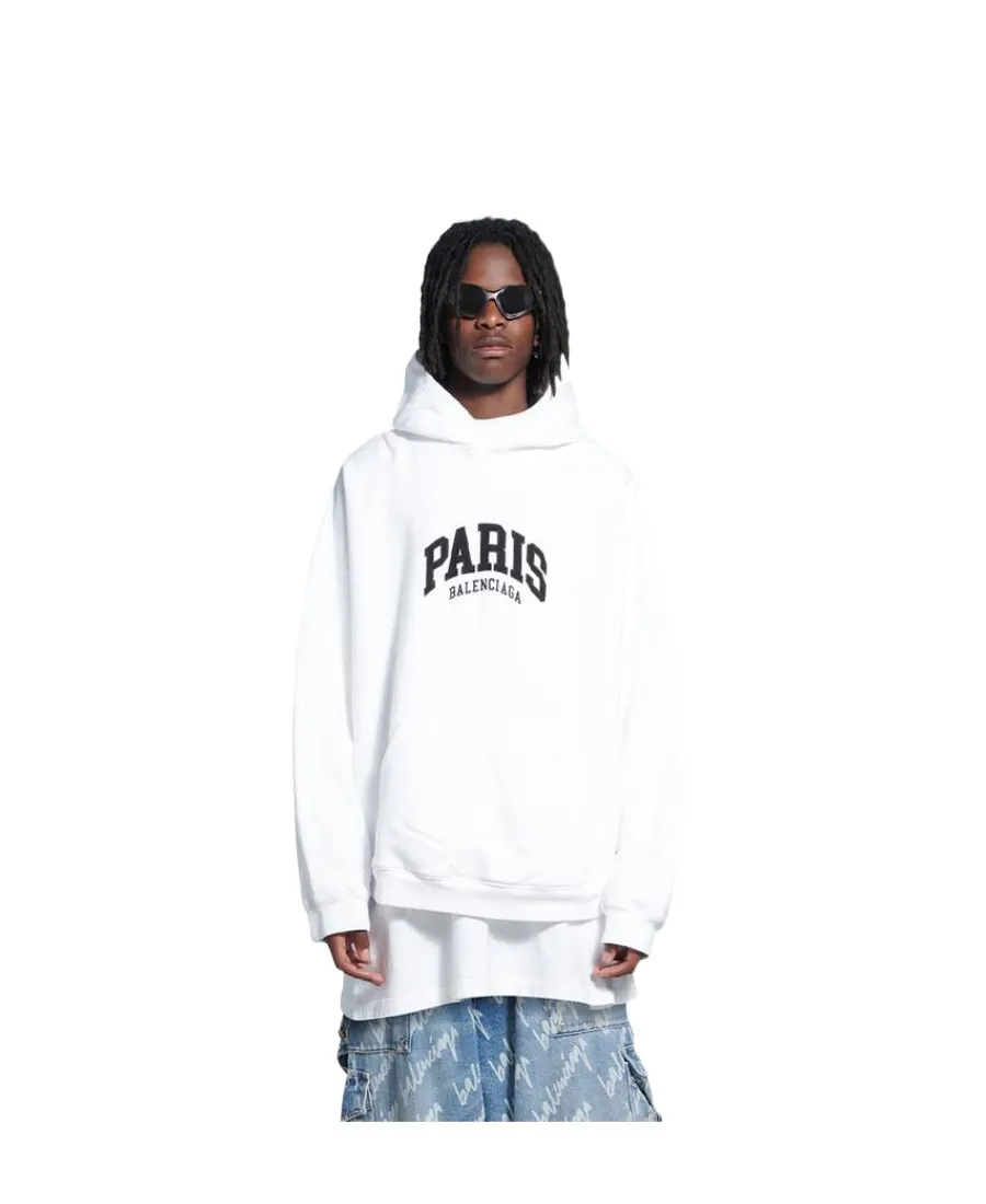 Logo Embroidered Oversized Hoodie