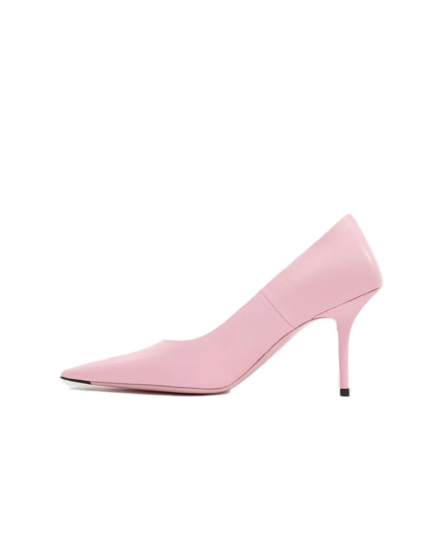 Square Knife Pointed Toe Pumps