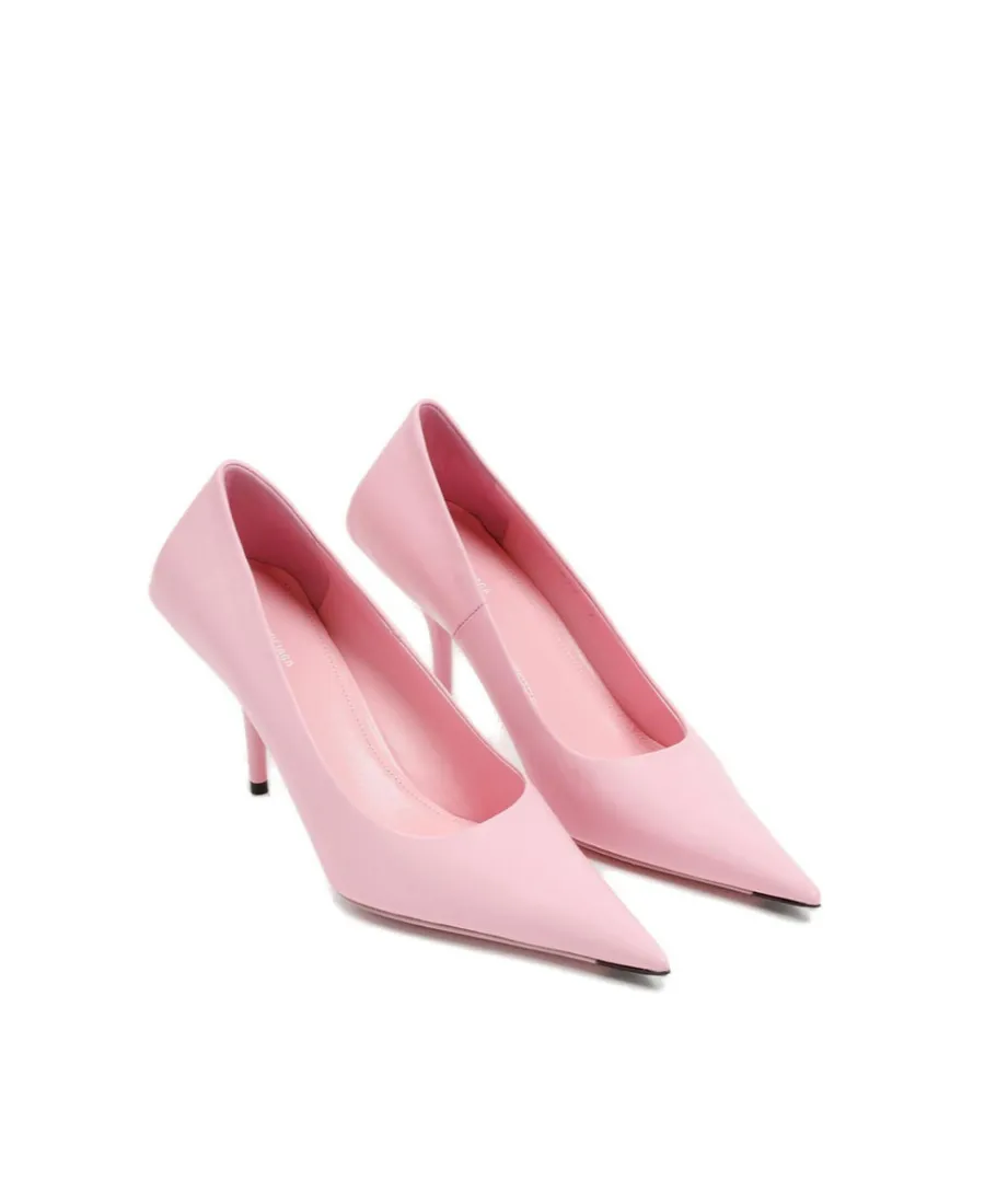 Square Knife Pointed Toe Pumps