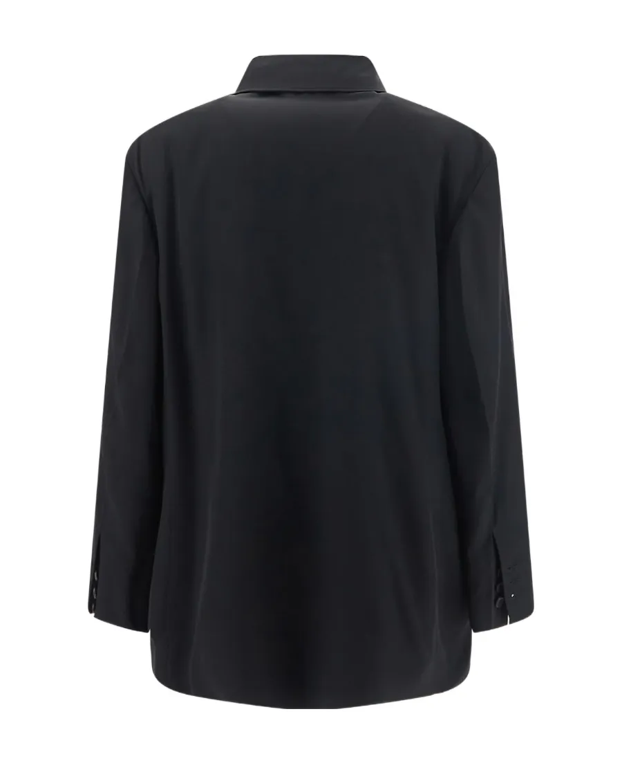 Buttoned Long-Sleeved Jacket