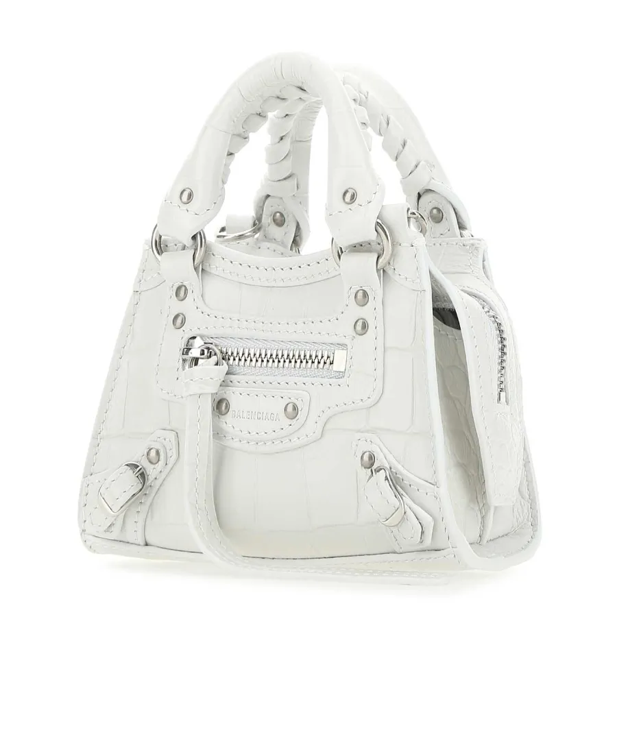 Logo Zipper Shoulder Bag