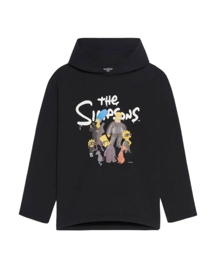 X The Simpsons Cropped Hoodie