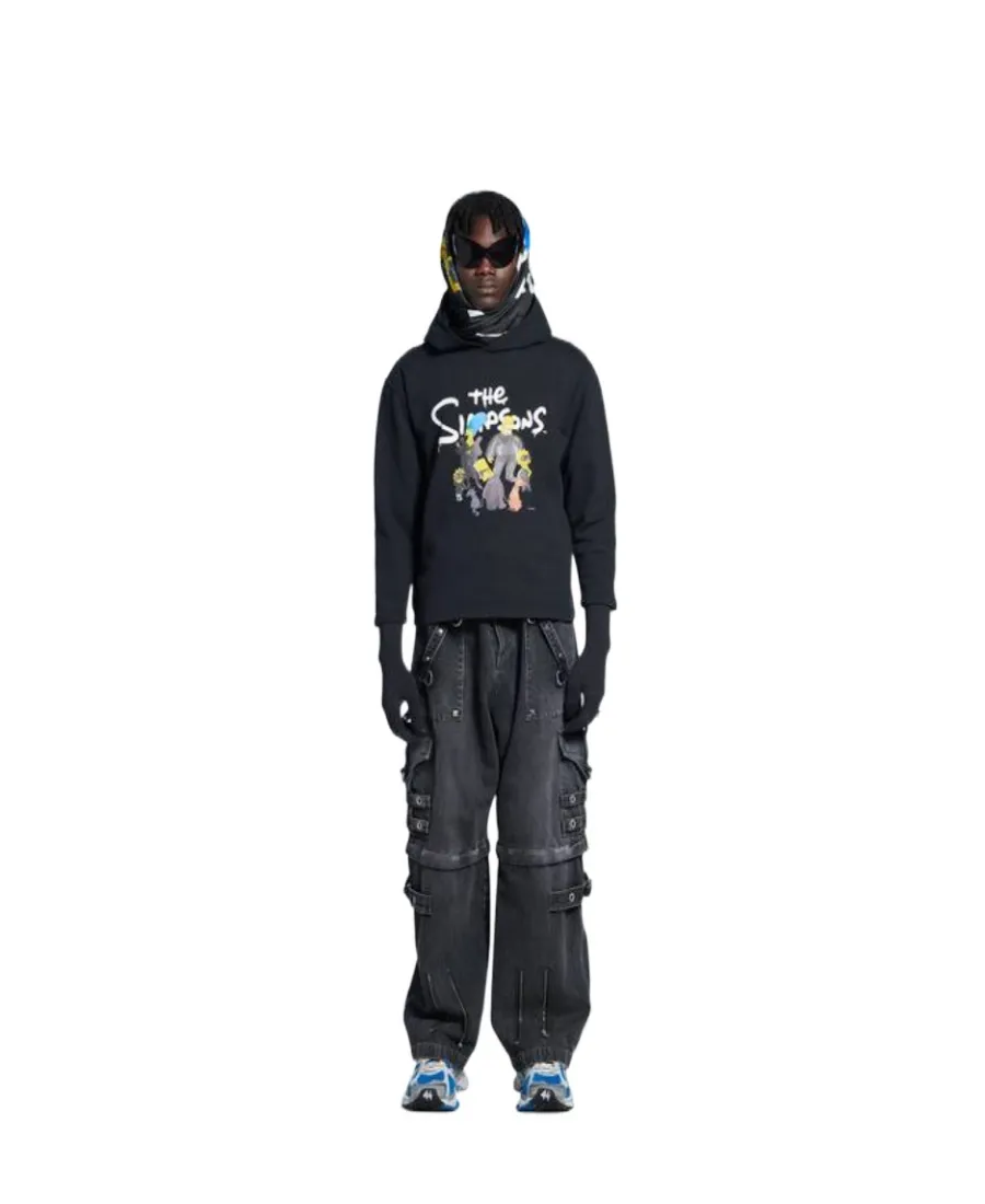 X The Simpsons Cropped Hoodie