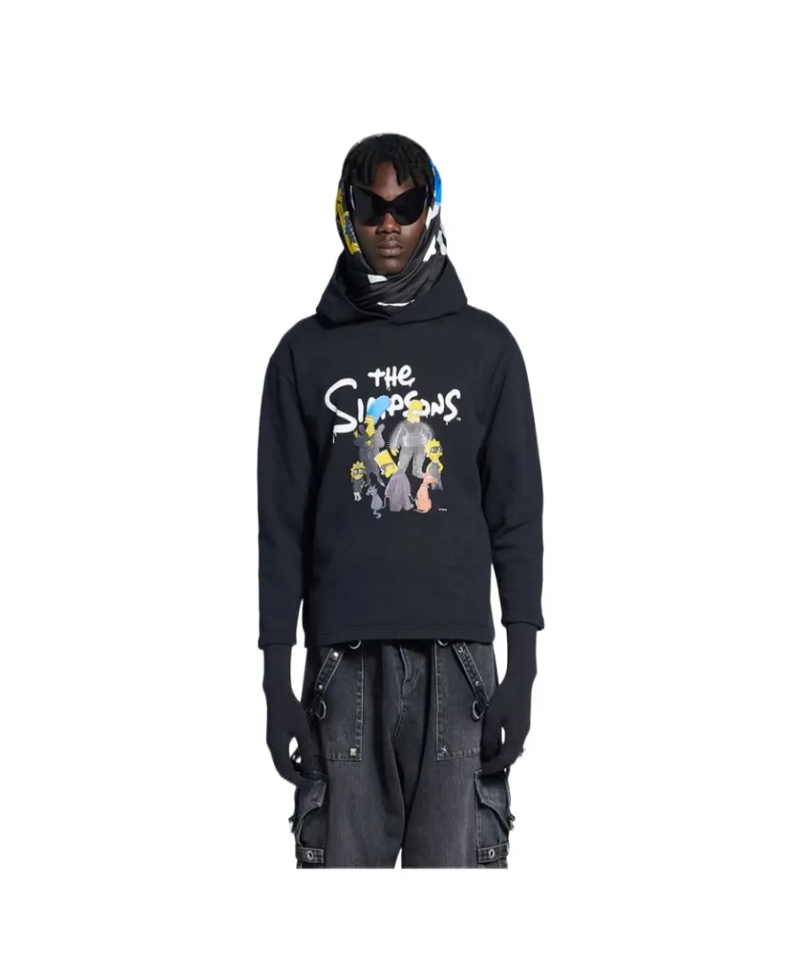 X The Simpsons Cropped Hoodie