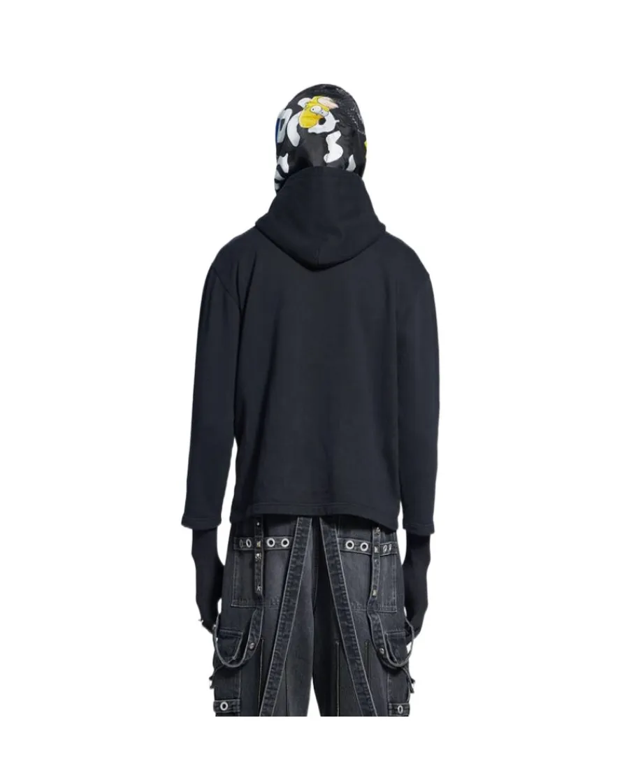 X The Simpsons Cropped Hoodie