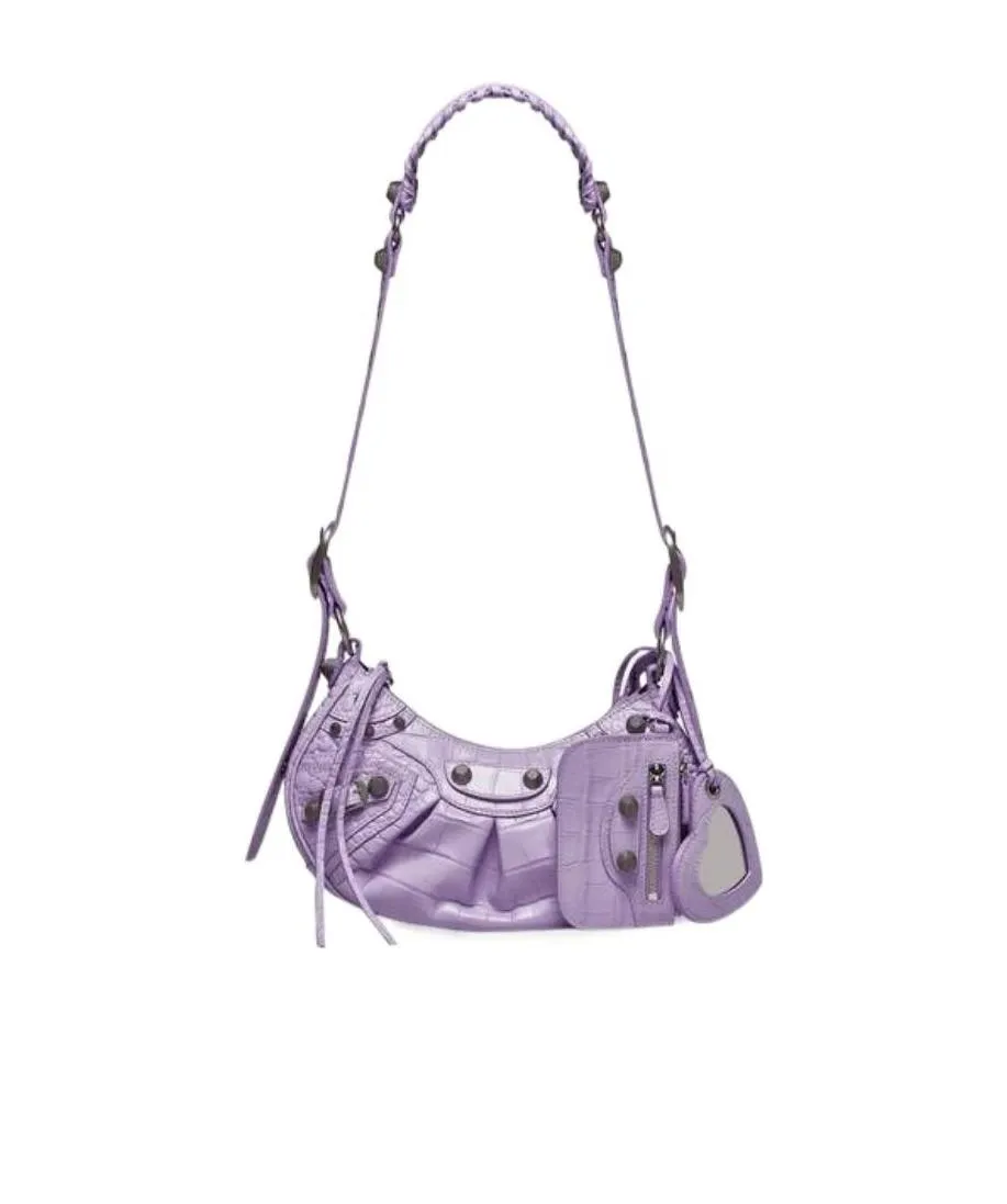 Le Cagole Embossed Xs Shoulder Bag