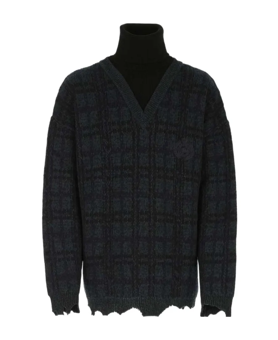 Layered Knit Turtleneck