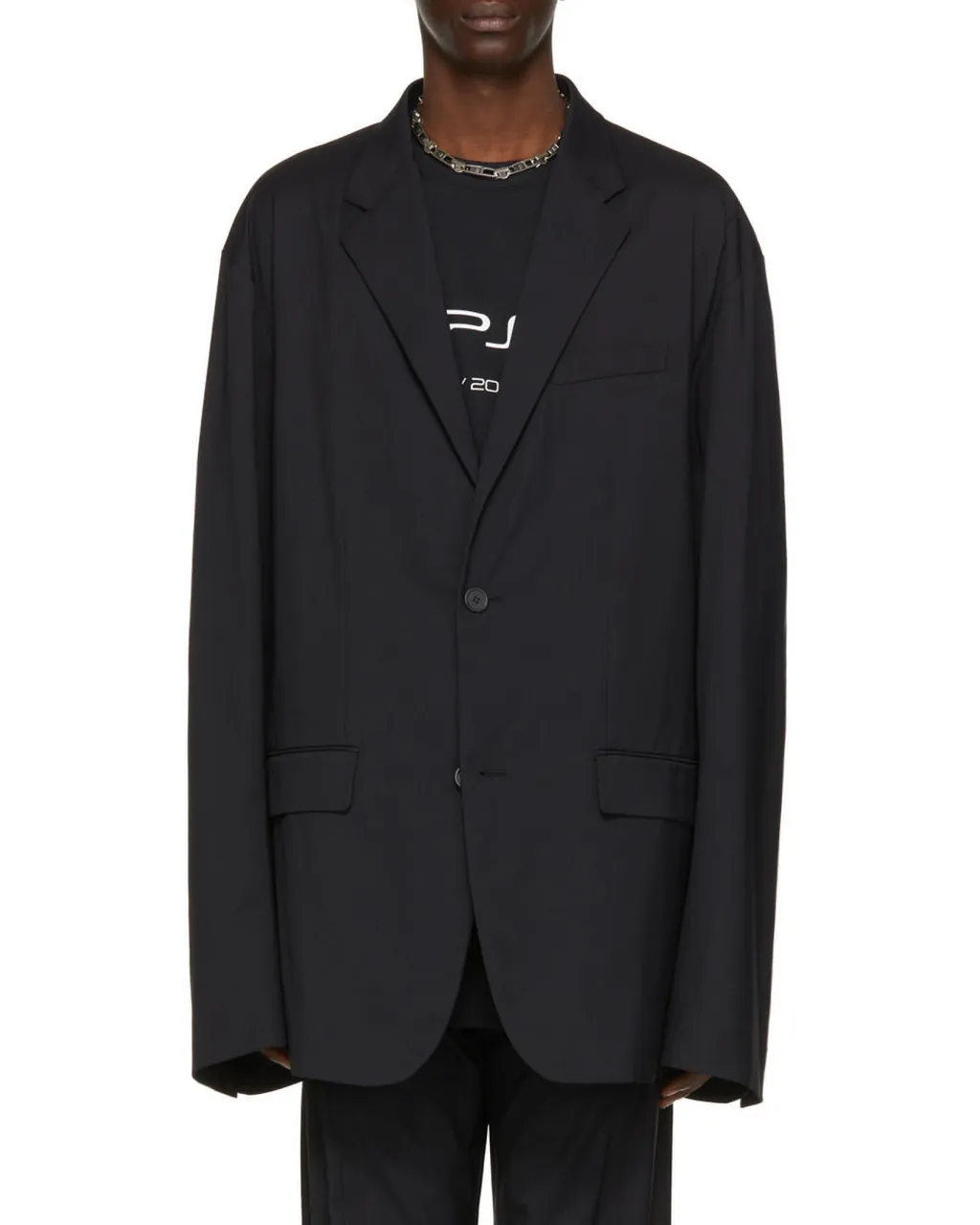 Single Breasted Oversized Blazer