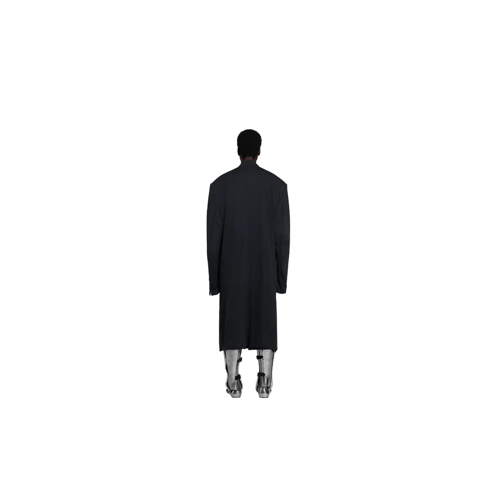 Worn Out Single-Breasted Coat