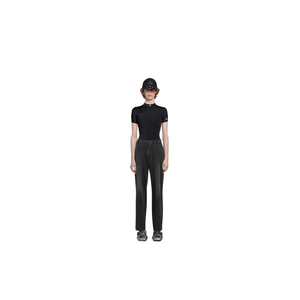 Slim Worn-Out Pants