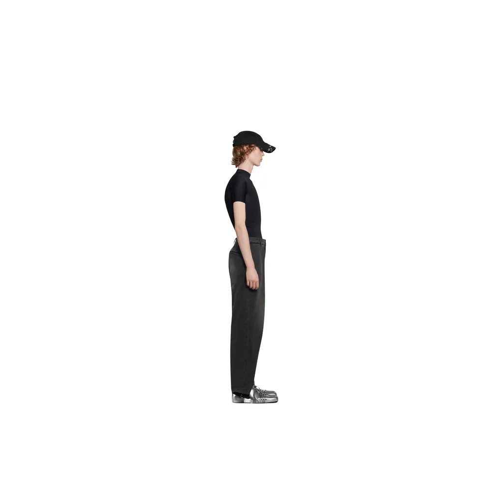Slim Worn-Out Pants