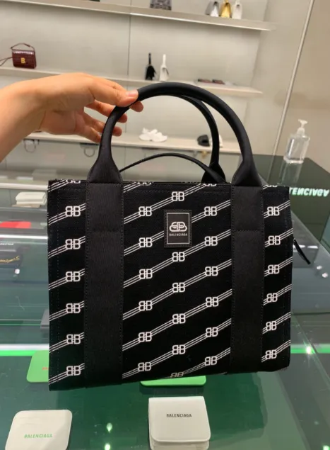 Logo Jacquard Shoulder Bag