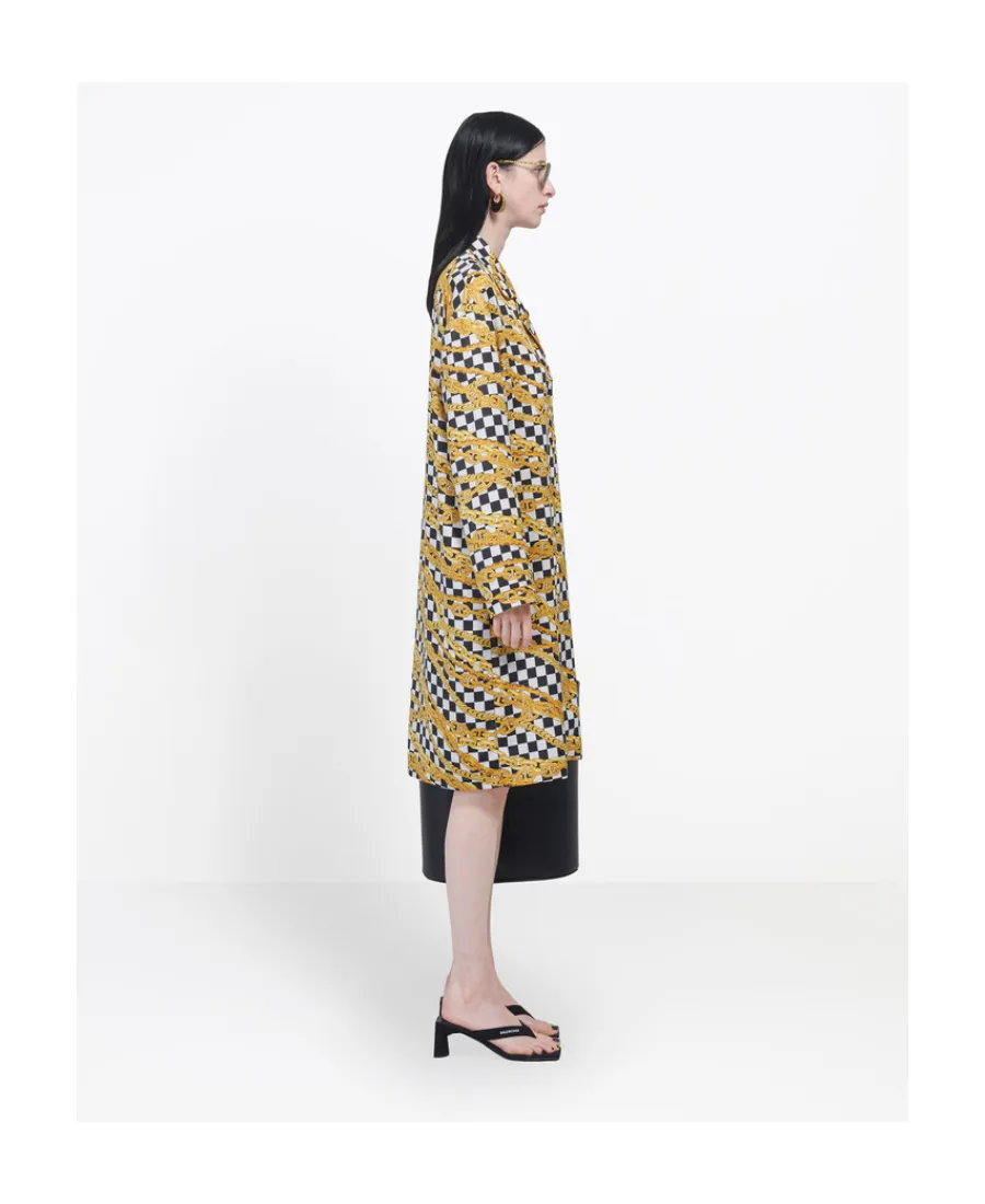 Chain Printed Oversized Dress