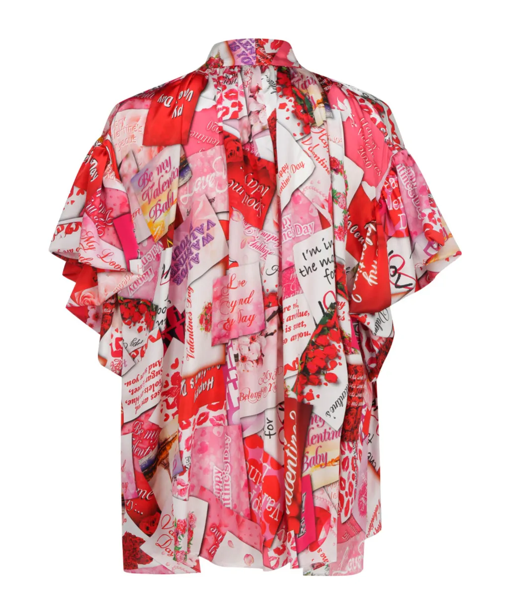 Bow Neckline Blouse
