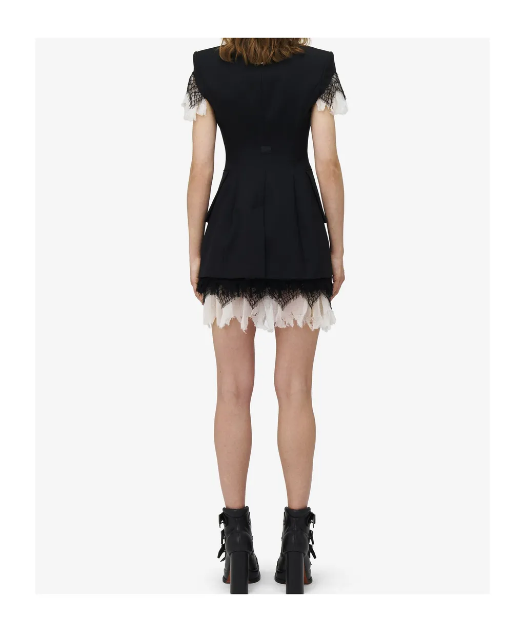 Cobweb Lace Sleeveless Jacket