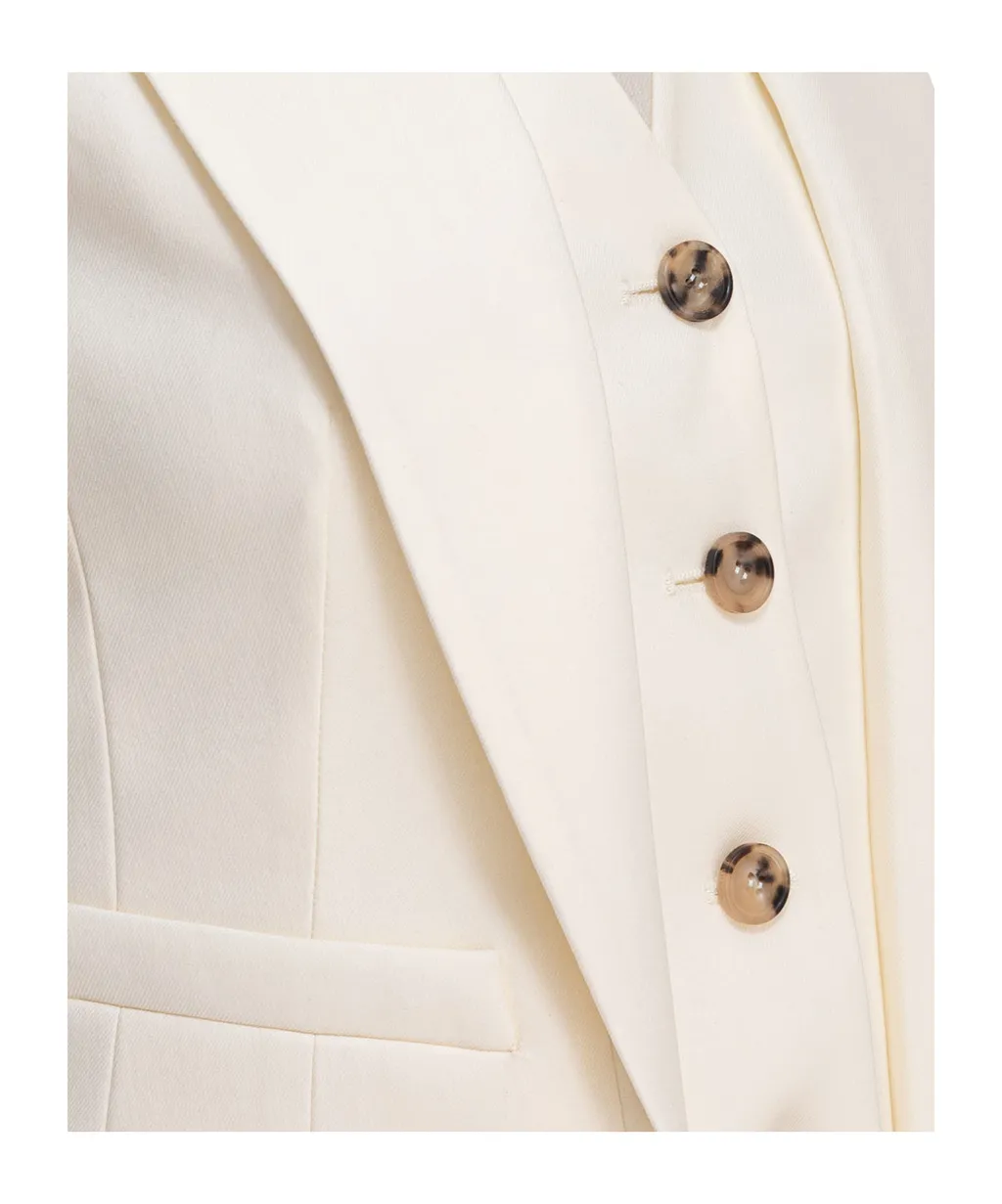 Single Breasted V-Neck Vest