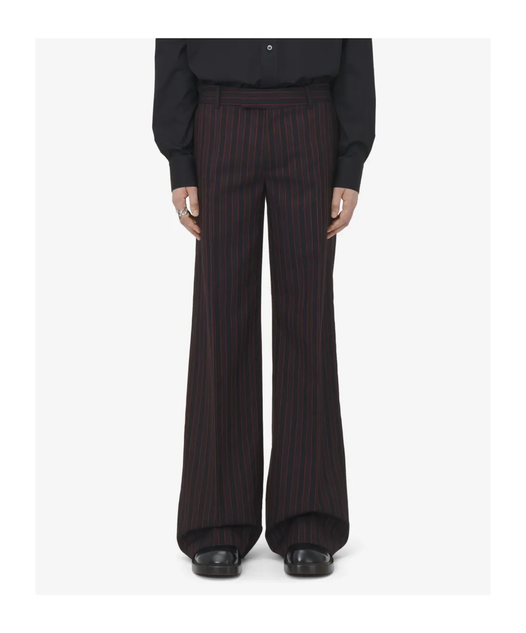 Pinstripe Tailored Trousers