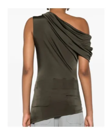 Ruched One-Shoulder Top