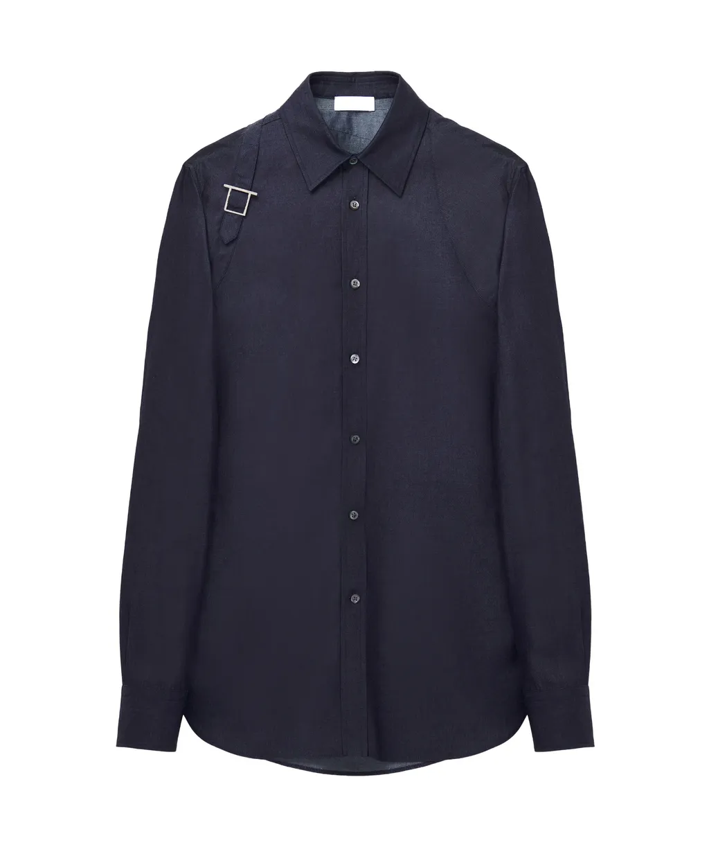 T-Bar Harness Denim Shirt